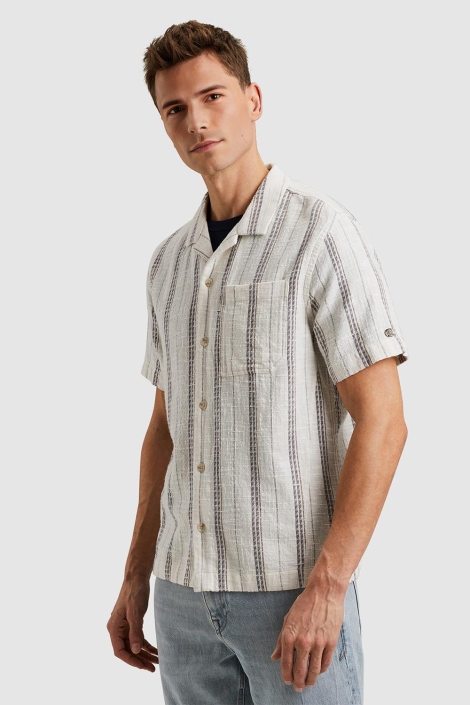 Cast Iron short sleeve shirt yd stripe struc